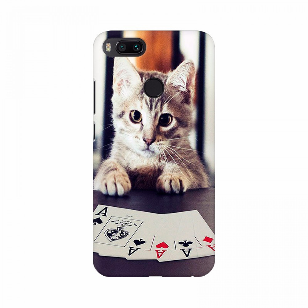 Dropship Cat Playing Poker Cards Mobile case cover