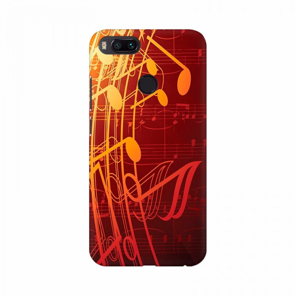 Dropship Orange color Musical Chart Mobile Case Cover