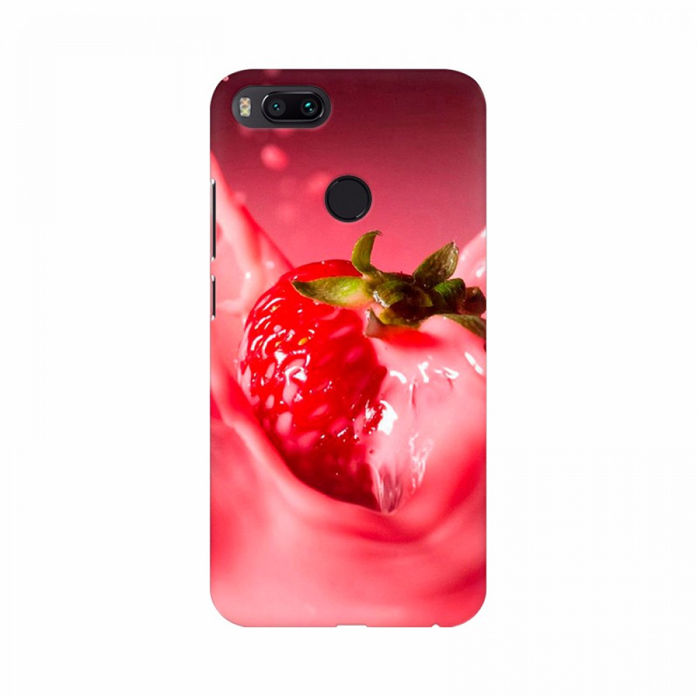 Dropship Strawberry Milk Shake Background Mobile Case Cover
