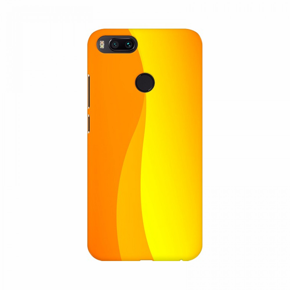 Dropship Curve Shape Orange background Mobile Case Cover