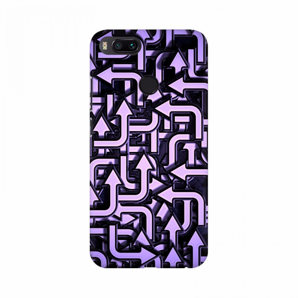Dropship Purple Color Arrow Design Mobile Case Cover