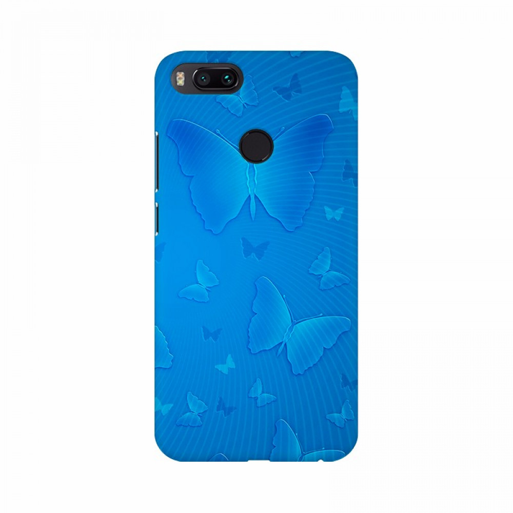 Water Blue Butterfly Mobile Case Cover