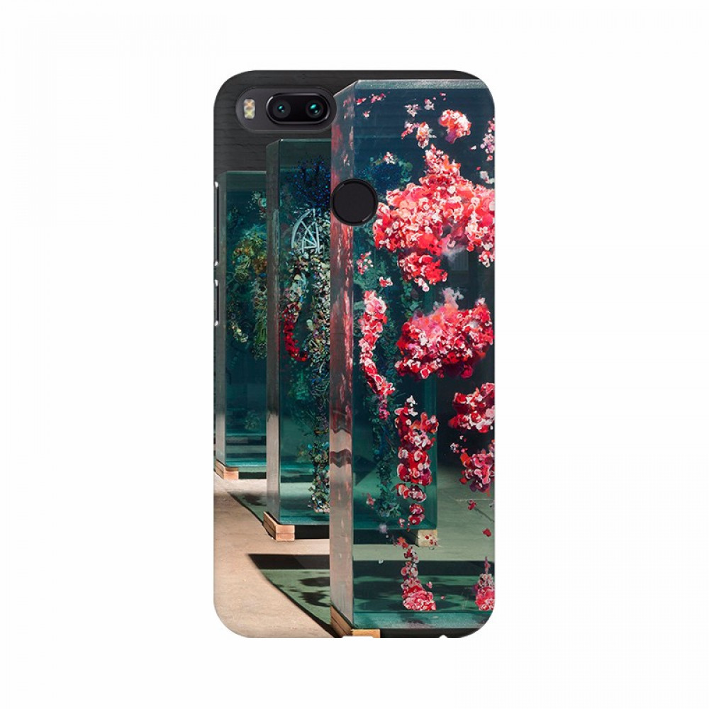 Glass Floral Decoration like man Mobile Case Cover