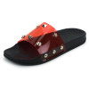 Dropship Women Red Color Synthetic Material  Casual Sliders