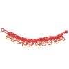 Dropship Women's  Fashion Beads  Anklet Payal-Red