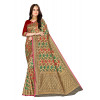 Dropship Women's Banarasi silk Saree with Blouse (Multi, 5-6mtr)