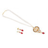 Dropship Designer Traditional India Rajasthani Basra Pearl Necklace with Earrings