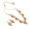 Dropship Elegant Inspired Traditional Kundan Necklace Set With Earrings