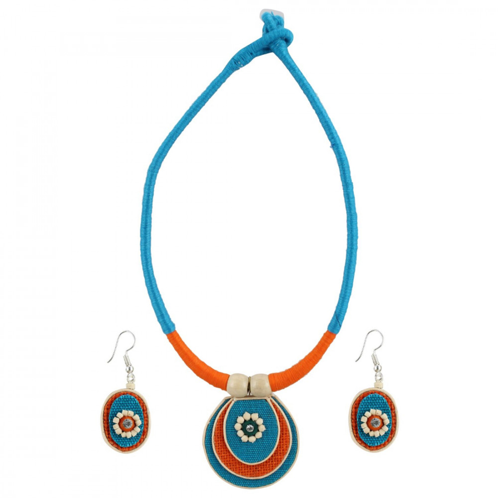 Dropship Designer Handcrafted Thread Multi Colour Fashion Necklace