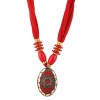 Dropship Red Color Designer Tibetan Style Necklace