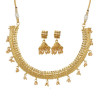 Dropship Elegant Bollywood Inspired Traditional Copper Gold Plated Necklace