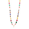 Dropship Designer Premium Multi Colour Onyx Stone Necklace