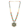 Dropship Designer Colourful Metal and Wooden Beads Necklace