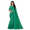 Dropship Women's Art Silk Saree with Blouse (Green,5-6 mtrs)