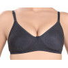 Dropship Daily Bra Non Padded Wire Free High Coverage Moulded Cup-Dark Grey Melange